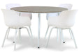 Lifestyle Salina/Yala 125 cm dining tuinset 5-delig