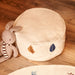 Kave Home Poef Yanil 40cm - Wit - ThatLyfeStyle