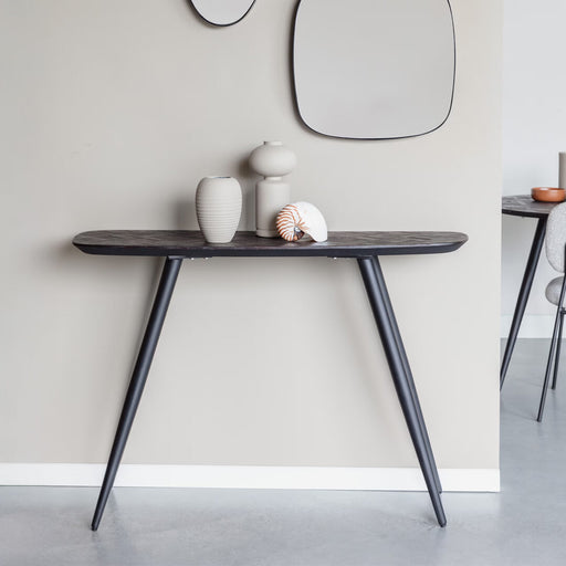 ZILT Sidetable Yasmijn Teakhout, 118cm - Bruin