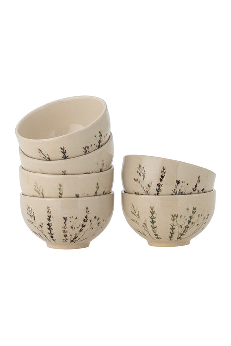 Bloomingville Schaal Bea Set van 6 stuks - Naturel