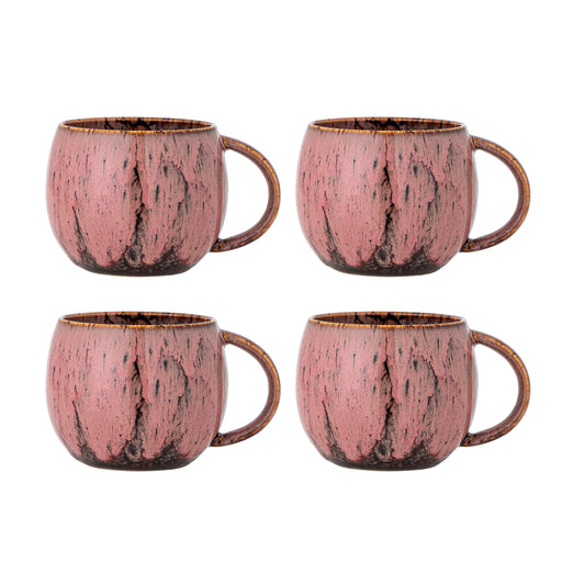 Bloomingville Mok Rayen Set van 4 stuks - Roze - ThatLyfeStyle