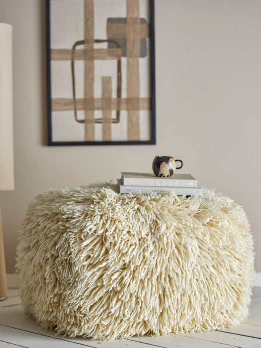 Bloomingville Poef Lomba Wol - Naturel