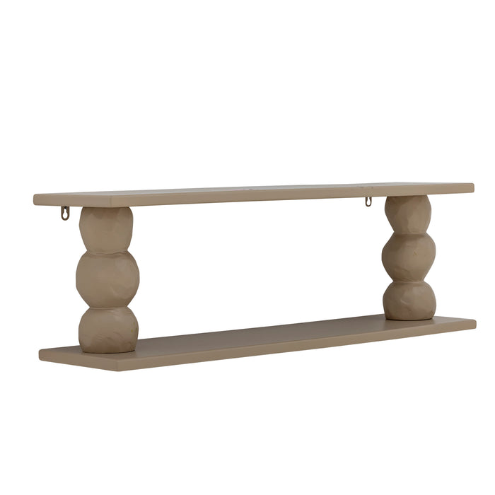 Bloomingville Wandplank Solan 80cm - Beige