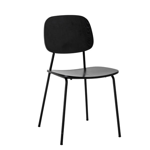 Bloomingville Eetkamerstoel Monza - Zwart - ThatLyfeStyle