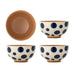 Bloomingville Schaal Miri Set van 4 stuks - Meerkleurig