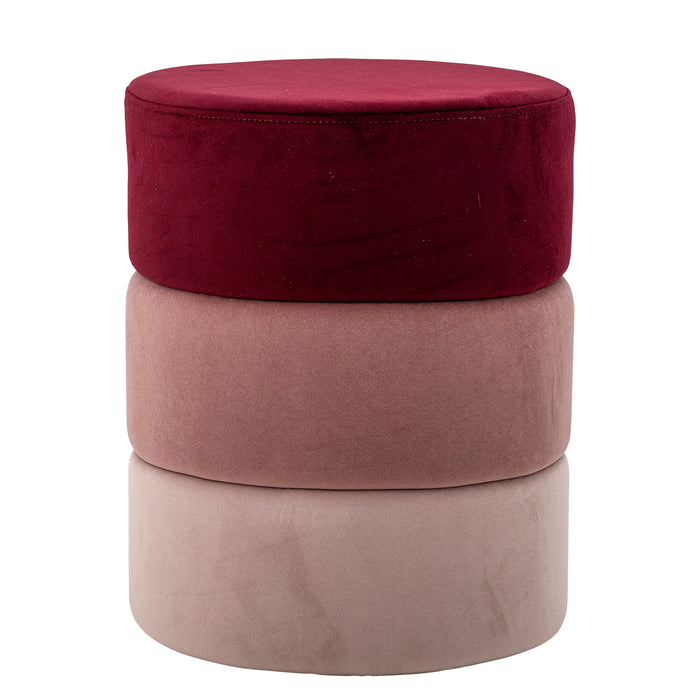 Bloomingville Poef Bilbao 39cm - Roze