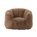 Bloomingville MINI Kinderfauteuil Kari Fluffy stof - Bruin
