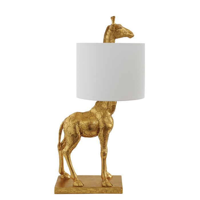 Bloomingville Tafellamp Silas Giraffe, 70cm hoog - Goud