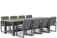Santika Zaga/San Francisco 300 cm dining tuinset 9-delig
