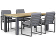 Santika Zaga/Veneto 180 cm dining tuinset 5-delig