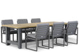 Santika Zaga/San Francisco 260 cm dining tuinset 7-delig