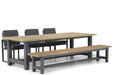 Santika Zaga/San Francisco 260 cm dining tuinset 5-delig