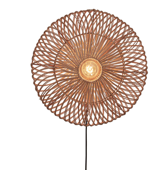 GOOD&MOJO Wandlamp Zanzibar Rotan, 55cm - Naturel - ThatLyfeStyle