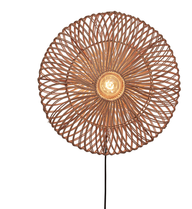 GOOD&MOJO Wandlamp Zanzibar Rotan, 55cm - Naturel