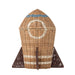 Bloomingville MINI Mand Space Raket, 35cm hoog - Naturel