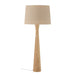 Bloomingville Vloerlamp Leonor Linnen en rubberhout, 130cm hoog - Naturel