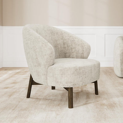 Bendt Fauteuil Zenas Chenille - Beige - ThatLyfeStyle