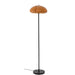 Bloomingville Vloerlamp Kinoko Glas, 157cm hoog - Geel