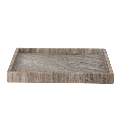 Bloomingville Dienblad Majsa Marmer, 35 x 35cm - Bruin - ThatLyfeStyle