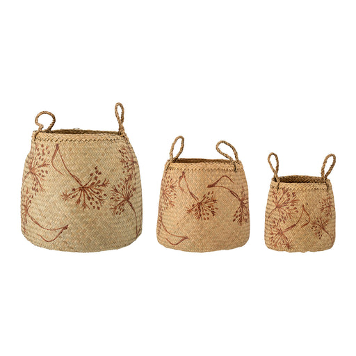 Bloomingville Mand Molli Zeegras, Set van 3 stuks - Naturel
