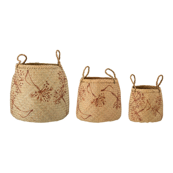 Bloomingville Mand Molli Zeegras, Set van 3 stuks - Naturel