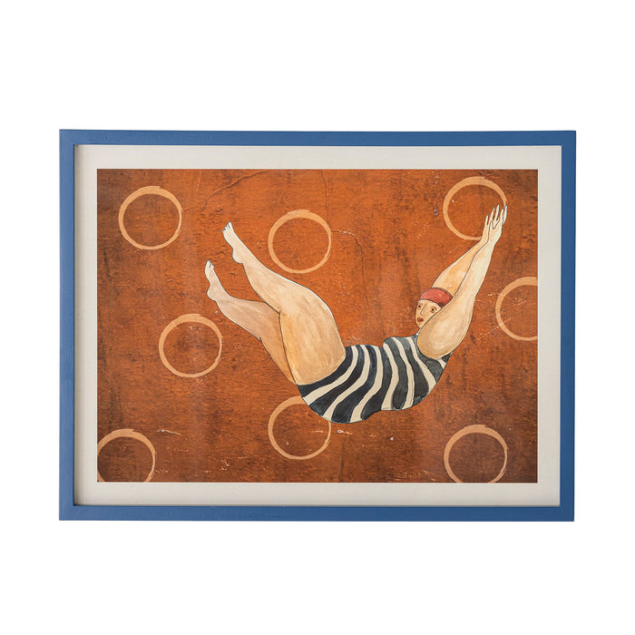 Bloomingville Wanddecoratie Svela, 62 x 47cm - Meerkleurig