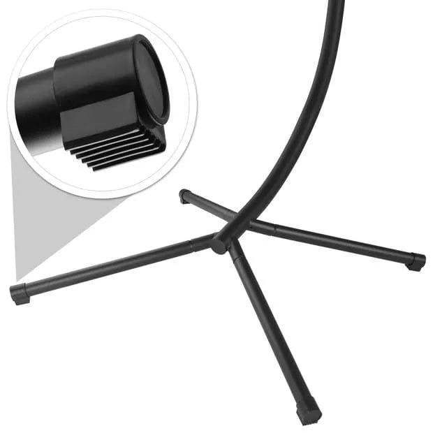 tectake - hangstoel Maja - zwart - 403433 - ThatLyfeStyle
