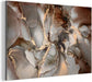 Wanddecoratie Metaal - Aluminium Schilderij Industrieel - Grijs - Goud - Marmer - 60x40 cm - Dibond - Foto op aluminium - Industriële muurdecoratie - Voor de woonkamer/slaapkamer - ThatLyfeStyle
