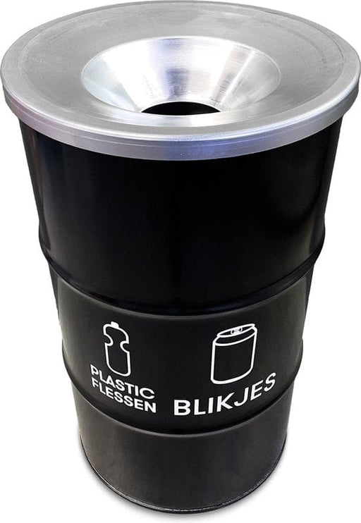 BinBin Duo 120 Liter olievat afvalscheiding prullenbak| grote afvalbak| blikjes- flessen inzameling| inzamelbak blikken | Flessen | statiegeld blikken-flessen | Horeca afvalbak - ThatLyfeStyle