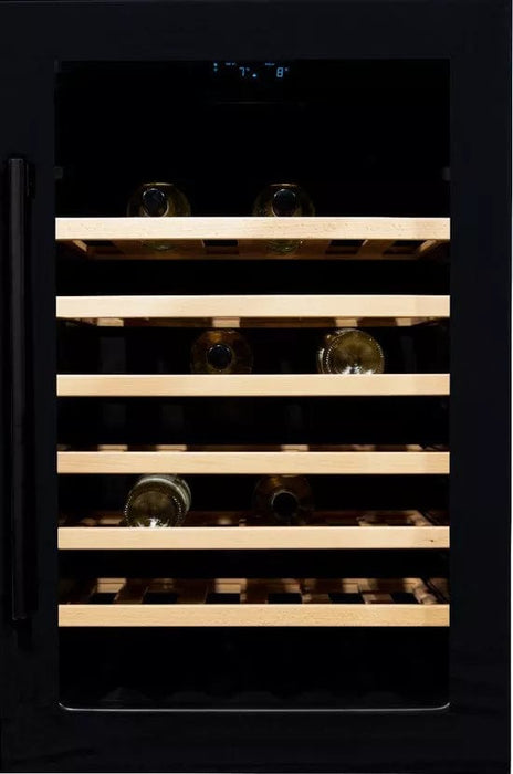Vinata Premium Wijnklimaatkast Serottini Inbouw - Zwart - 48 flessen - 88.5 x 59x 55.8 cm - Glazen deur - ThatLyfeStyle