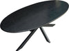 Eettafel ovaal 210cm Rato zwart ovale eettafel - ThatLyfeStyle