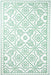 Esschert Design Buitenkleed Bladeren 180x121 cm groen en wit OC37 - ThatLyfeStyle
