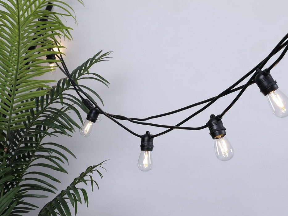 Føro lichtsnoer buiten - Vintage - Set 10 meter 10 LED lampen - Warm wit - ThatLyfeStyle