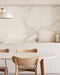 Kave Home - Oqui ronde uitschuifbare tafel van wit gelakt MDF en massief beukenhouten poten, 90 (170) - ThatLyfeStyle