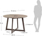 Kave Home - Uitschuifbare tafel Maryse 70 (120) x 75 cm afwerking in essenhout - ThatLyfeStyle