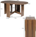 LIVINGSIGNS Multifunctionele opvouwbare tafel, uitklapbare zijuitschuifbare eettafel - ThatLyfeStyle