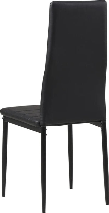MILANO eetkamerstoelen in sets van 2 / 4 / 6, diverse Kleuren - Gestoffeerde stoel met kunstleer bekleding, Modern stijlvol design aan de eettafel - Keukenstoel of eetkamerstoel met hoog draagvermogen tot 110kg - ThatLyfeStyle