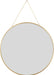 Orange85 Spiegel - Rond - met Ophangketting - Wandspiegel - Goud - Diameter 29 cm - Glas - ThatLyfeStyle