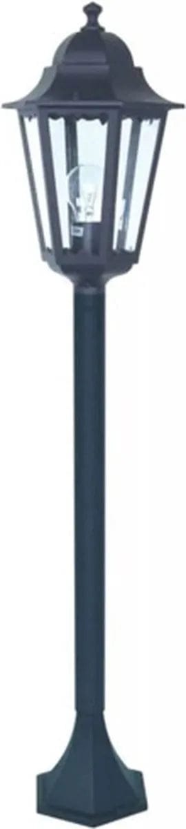 Ranex 5000.037 Tuinpaal buiten - Klassiek Lantaarnpaal - 125cm - E27 fitting - Aluminium Glas - ThatLyfeStyle