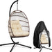 Swoods Egg Hangstoel – Hangstoel met standaard – Voor Binnen en Buiten – Incl. beschermhoes - ThatLyfeStyle
