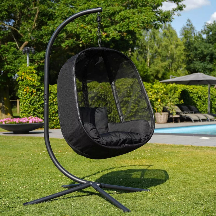 Swoods Luxe Hangstoel – Hangstoel met standaard – Voor Binnen en Buiten - ThatLyfeStyle