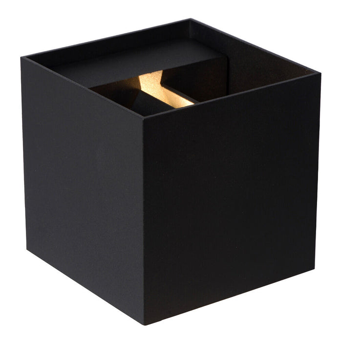Lucide Axi wandspot vierkant 3.5W zwart mat