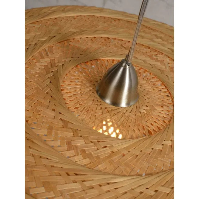 GOOD&MOJO Hanglamp 'Palawan' 2-lamps, Bamboe